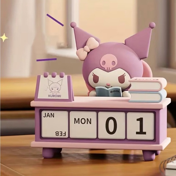 Sanrio Kuromi Ultimate Desk Set 💜 Coquette Purple Room Decor + Stationery Bundle - Picture 5 of 14